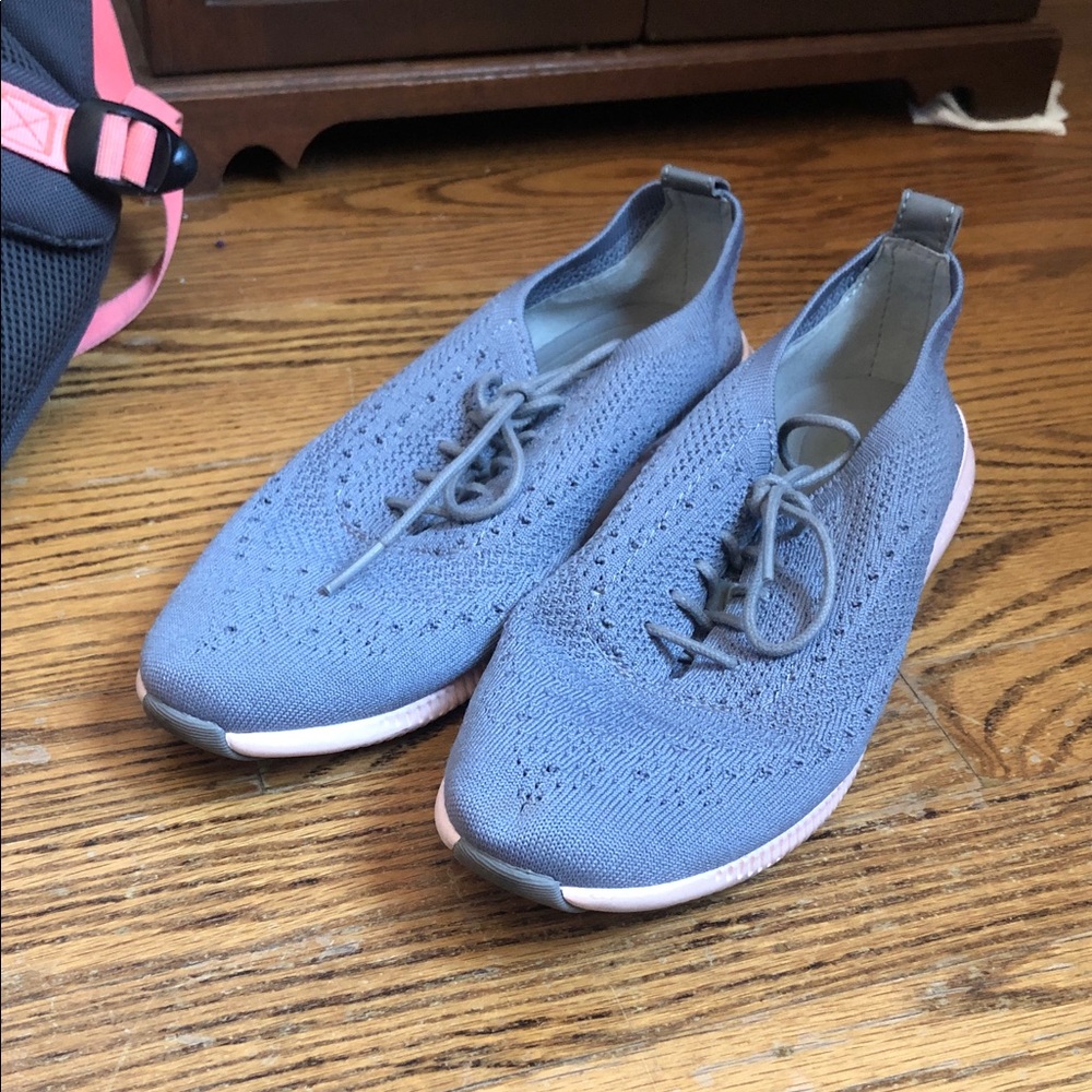 Cole Haan Women's Blue Knit Sneakers